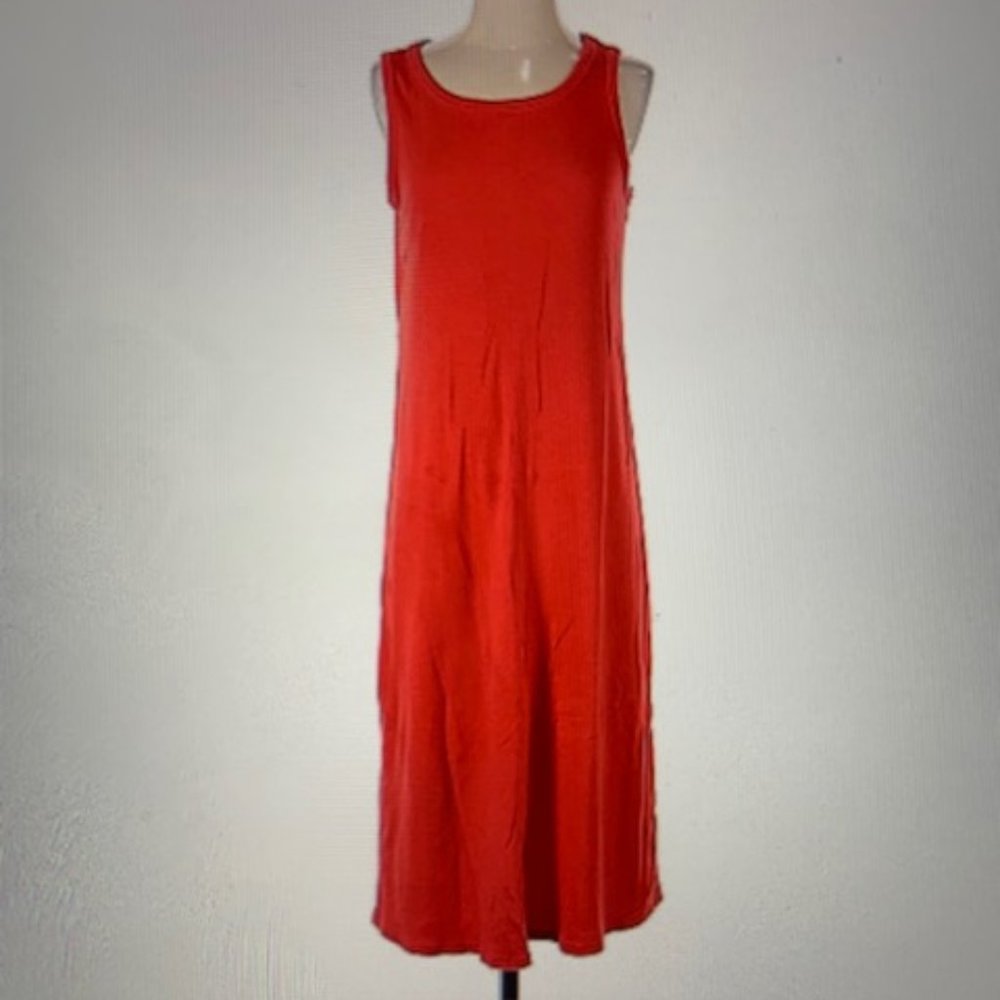 Elizabeth and James Red Midi Dress